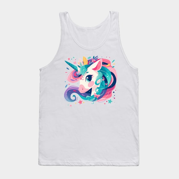 unicorn Tank Top by peterdoraki